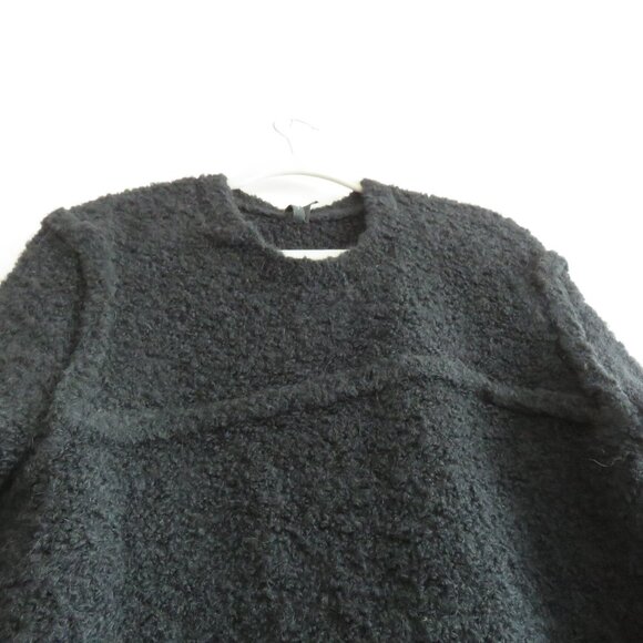 DEMOBAZA Nasma Black Knit Sweater Top Unisex Goth Ninja Futurist Utilitarian S - Picture 8 of 16